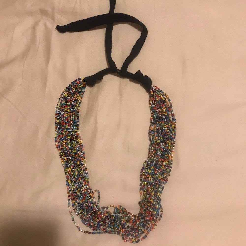 Beaded adjustable necklace - Picture 3 of 4